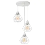 Homeko_Diamond_Shape_Wrought_Metal_Pendant_Lights_-_-4229403 Homeko Diamond Shape Wrought Metal Pendant Lights