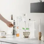 Homeko Display Clear Shelf Stand for Home Storage