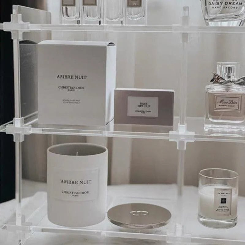 Homeko Display Clear Shelf Stand for Home Storage -