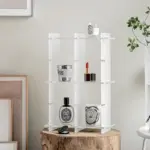 Homeko Display Frosted Clear Shelf Stand for Home Storage
