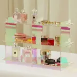 Homeko Display Iridescent Shelf Stand for Home Storage