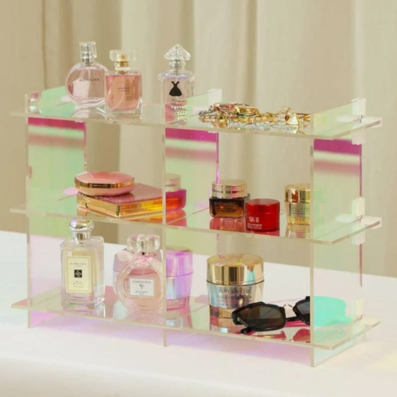 Homeko Display Iridescent Shelf Stand for Home Storage -