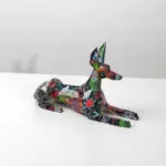 Homeko_Doberman_Pinscher_Graffiti_Painted_Statue_-_-4229868 Homeko Doberman Pinscher Graffiti Painted Statue