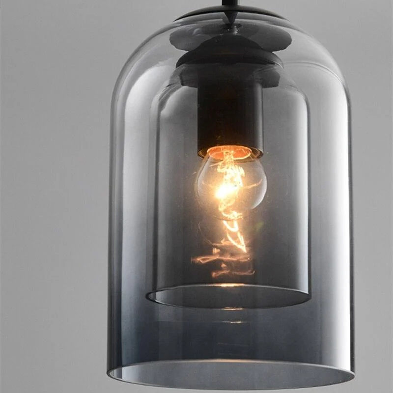 Homeko Double Glass Pendant Light -