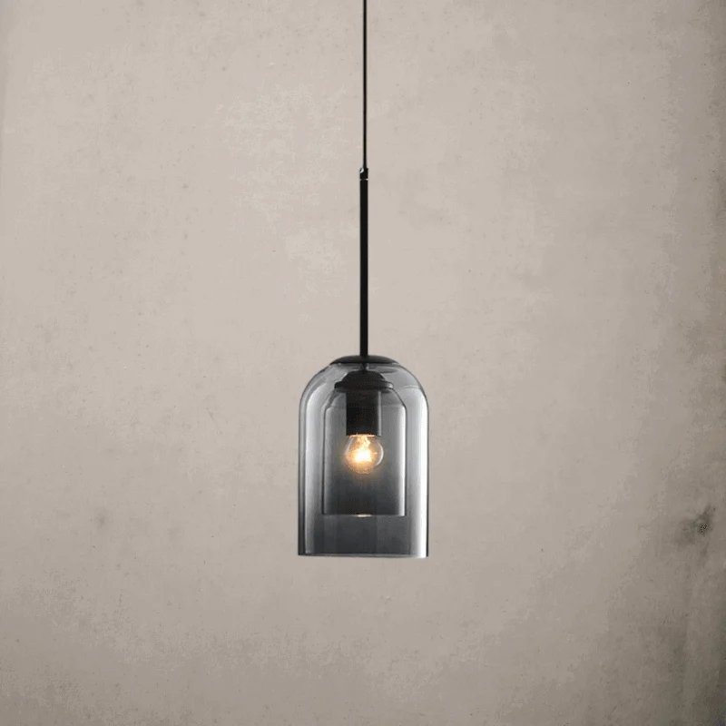 Homeko Double Glass Pendant Light -