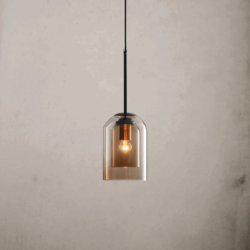 Homeko Double Glass Pendant Light -