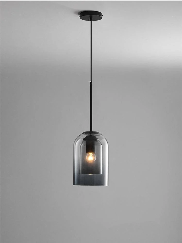 Homeko Double Glass Pendant Light -