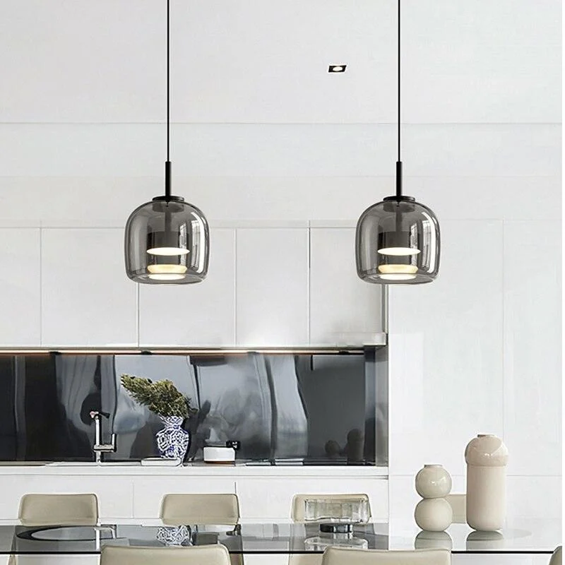 Homeko Drum Shaped LED Pendant Light -