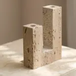 Homeko_Dual_Travertine_Taper_Candlestick_Holder_-_-4230967 Homeko Dual Travertine Taper Candlestick Holder
