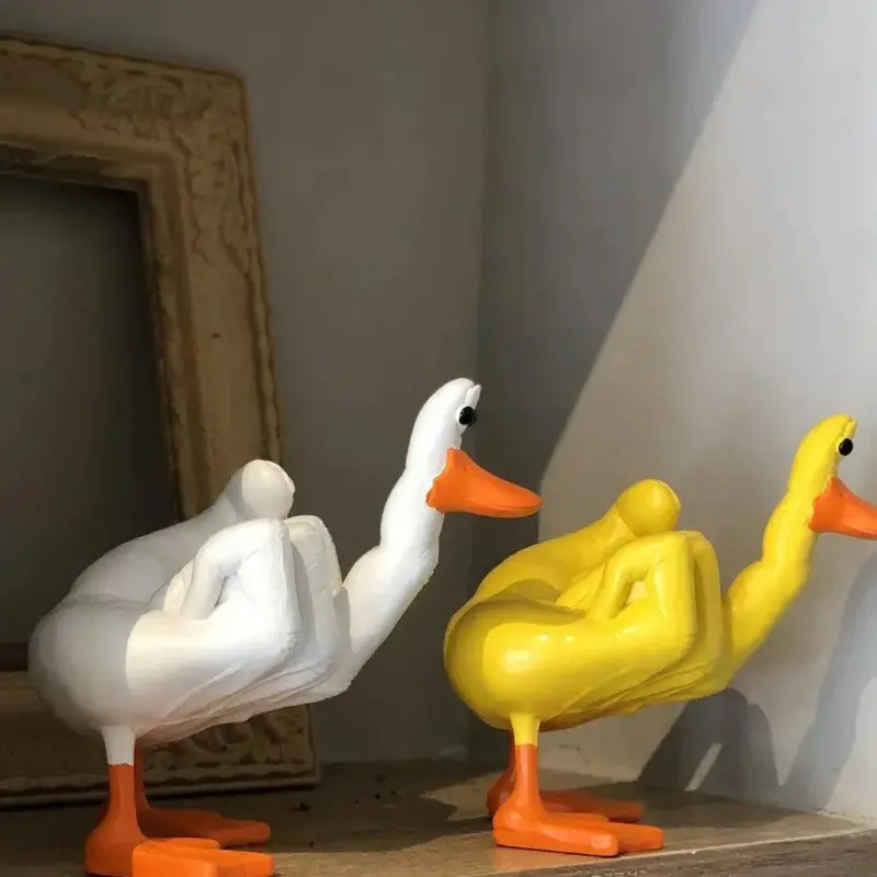 Homeko Duck With A Bad Attitude Sculpture