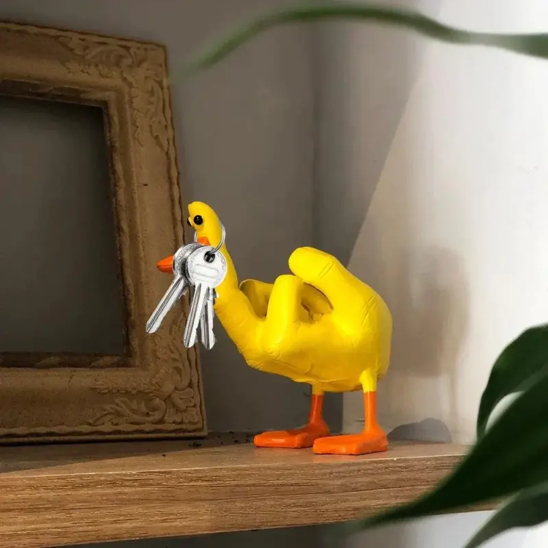 Homeko Duck With A Bad Attitude Sculpture