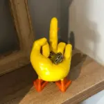 Homeko Duck With A Bad Attitude Sculpture