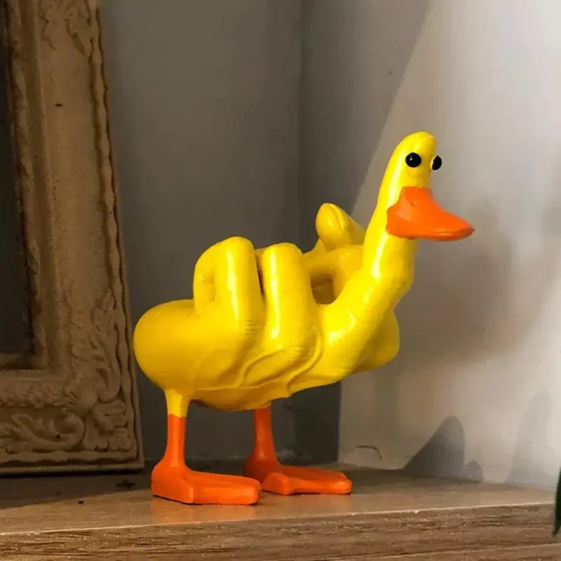 Homeko Duck With A Bad Attitude Sculpture
