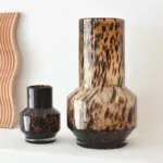 Homeko_Ember_Tortoiseshell_Glass_Vases_-_-4231394 Homeko Ember Tortoiseshell Glass Vases