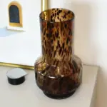 Homeko_Ember_Tortoiseshell_Glass_Vases_-_-4231400 Homeko Ember Tortoiseshell Glass Vases