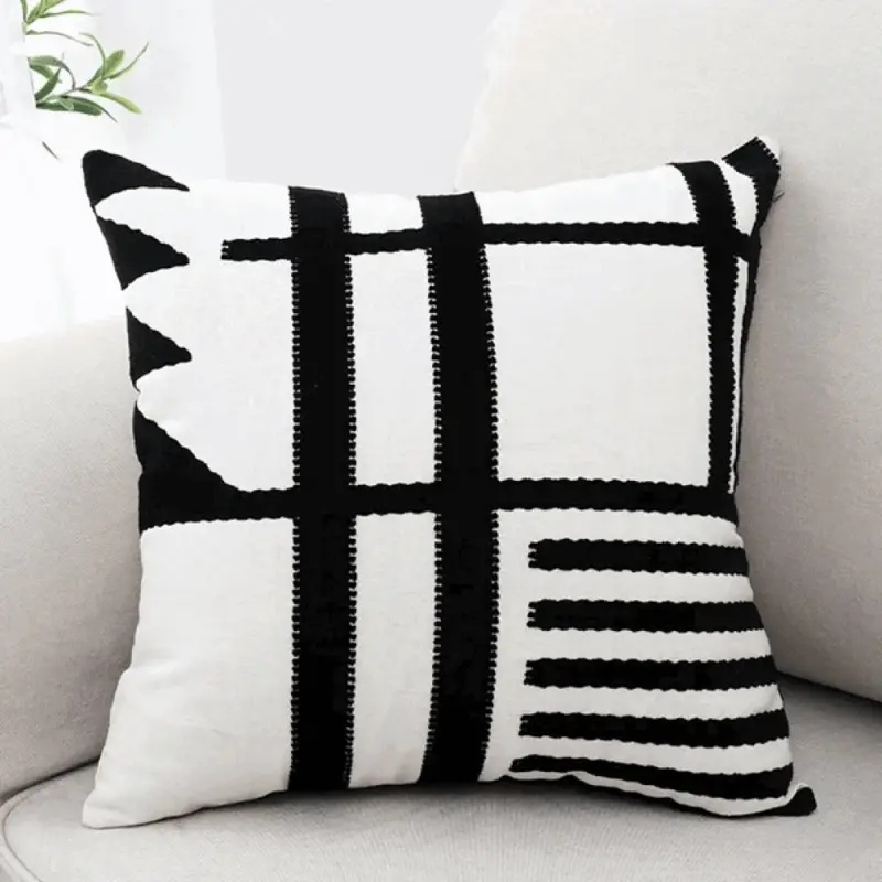 Homeko Embroidered Pillow Cover
