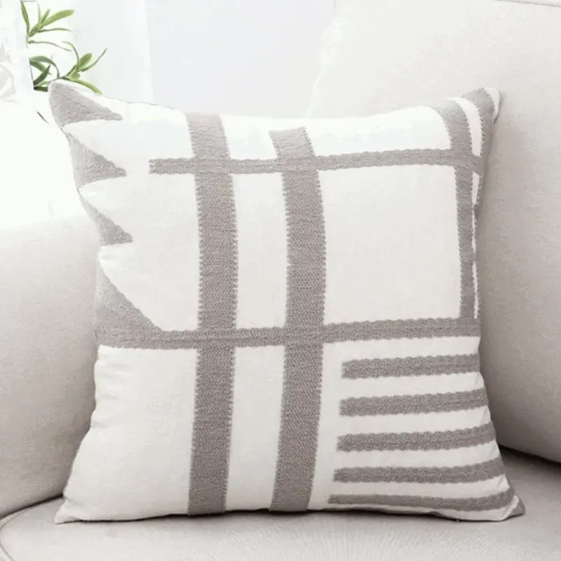 Homeko Embroidered Pillow Cover