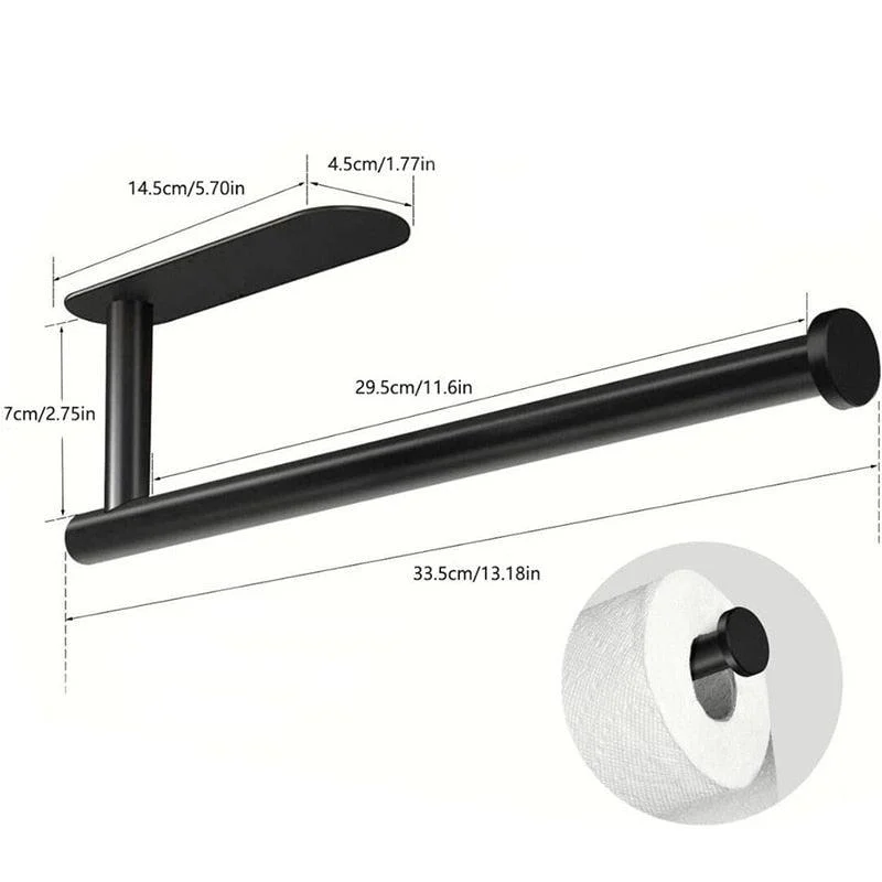 Homeko Essential Towel Rack & Paper Towel Holder -