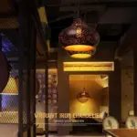 Homeko Etch Shade Metal Pendant Light