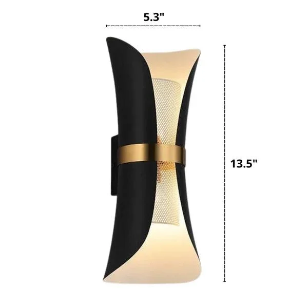 Homeko European Ribbon Wall Sconce -