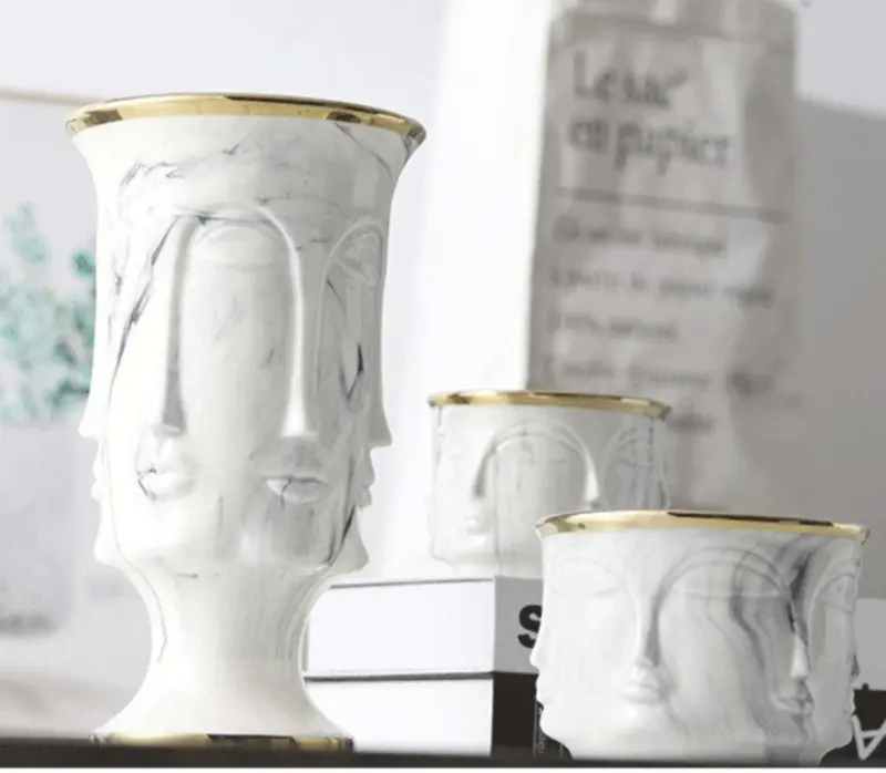 Homeko Face Flower Pot and Vase