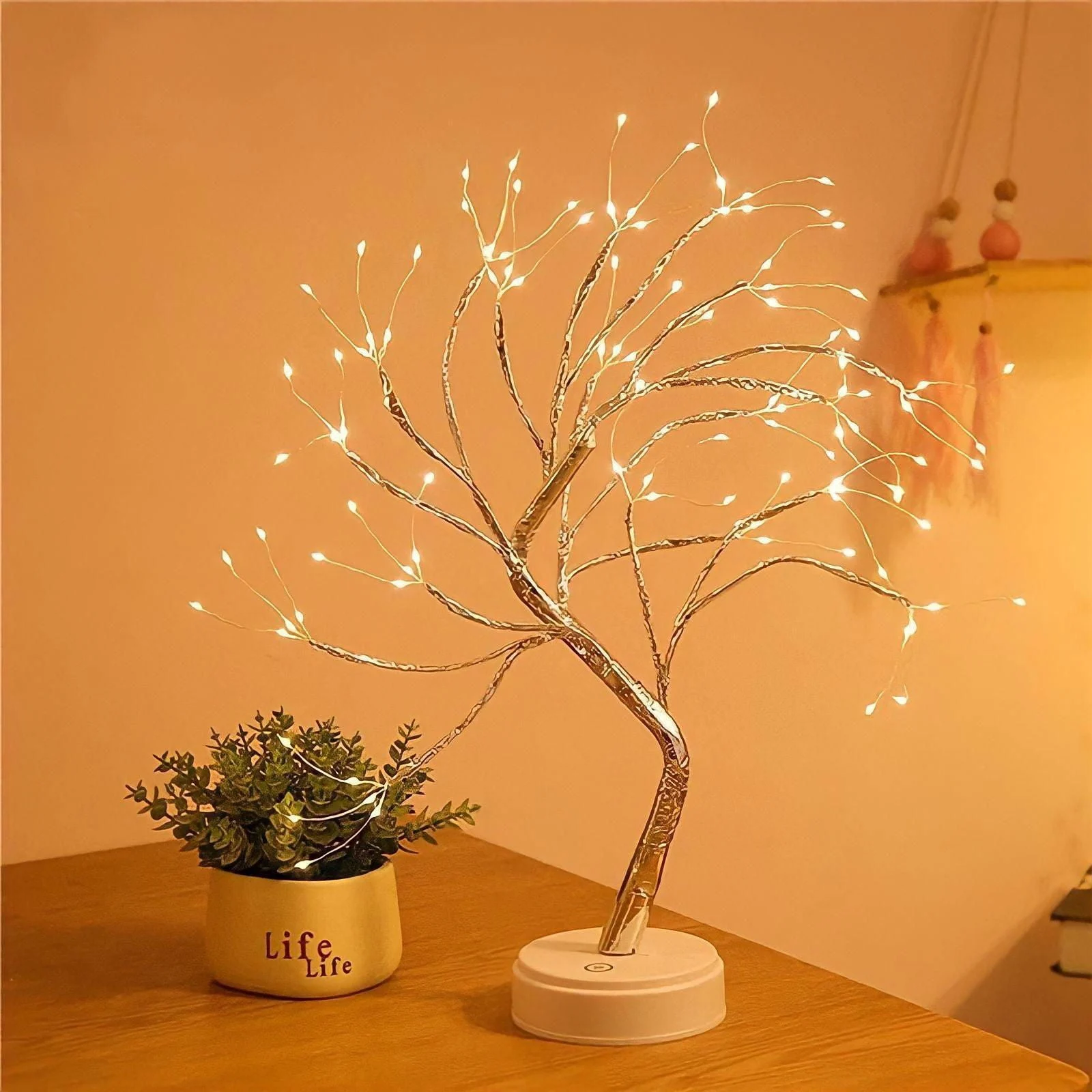 Homeko Fairy Mini Tree Rechargeable Table Lamp -