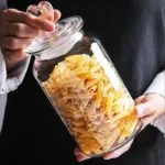 Homeko Farmhouse Airtight Glass Storage Container Jars