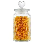 Homeko Farmhouse Airtight Glass Storage Container Jars