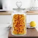Homeko Farmhouse Airtight Glass Storage Container Jars