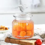 Homeko Farmhouse Airtight Glass Storage Container Jars