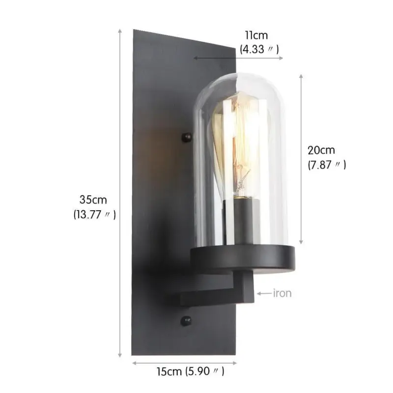 Homeko Farmhouse Wall Sconce