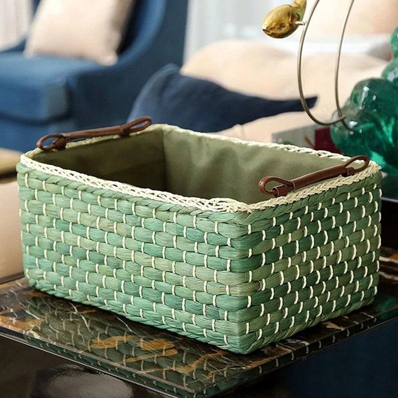 Homeko Farmhouse Woven Storage Baskets -