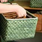 Homeko Farmhouse Woven Storage Baskets