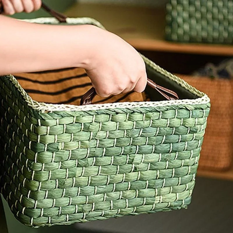 Homeko Farmhouse Woven Storage Baskets -