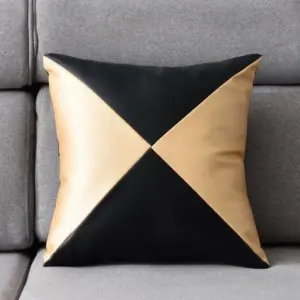 Homeko Faux Leather Pillow Cover