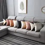 Homeko Faux Leather Pillow Cover