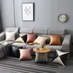 Homeko Faux Leather Pillow Cover
