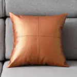 Homeko Faux Leather Pillow Cover