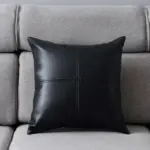Homeko Faux Leather Pillow Cover