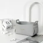 Homeko Faux Leather Storage Baskets