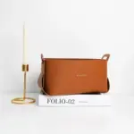 Homeko Faux Leather Storage Baskets