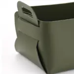 Homeko Faux Leather Storage Baskets