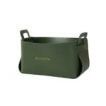 Homeko Faux Leather Storage Baskets
