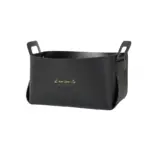 Homeko Faux Leather Storage Baskets