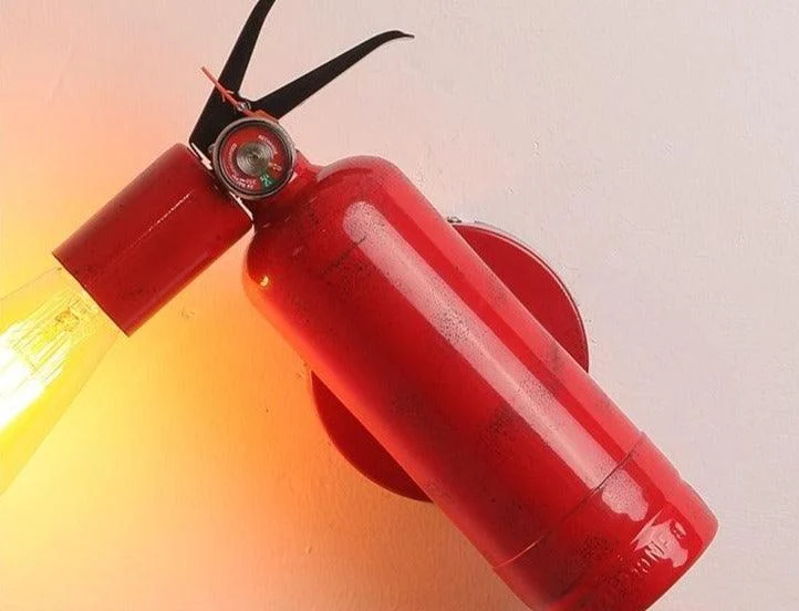 Homeko Fire Extinguisher Wall Light -