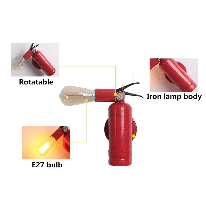 Homeko Fire Extinguisher Wall Light -