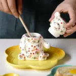 Homeko Floral Bear and Beehive Honey Pots