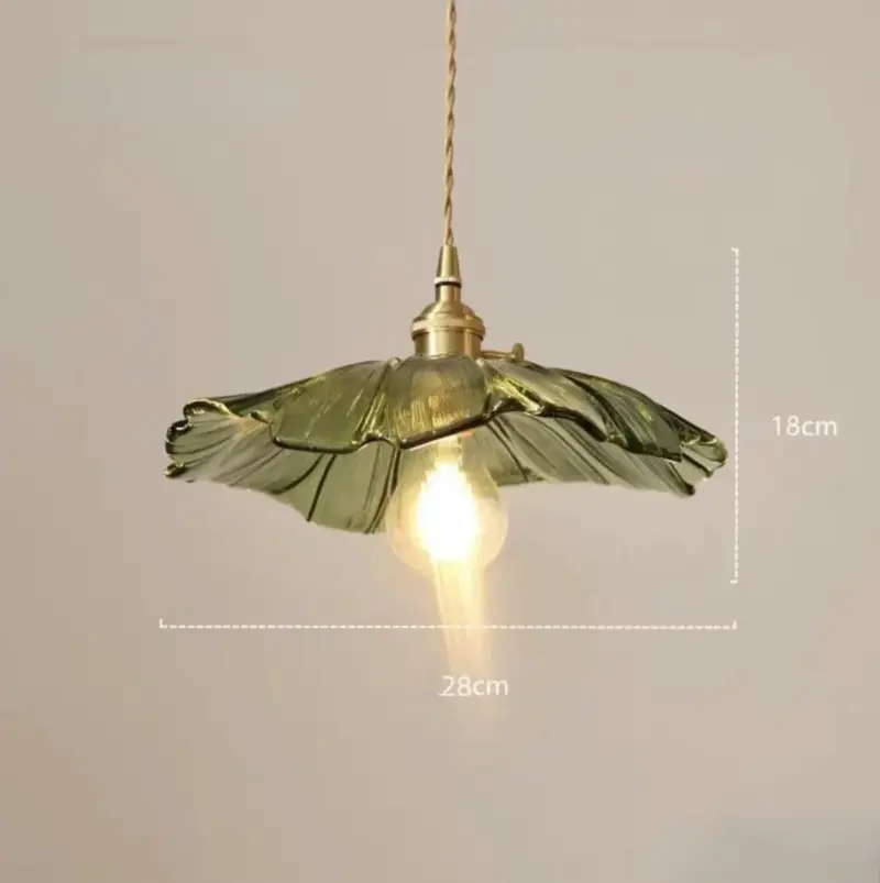 Homeko Floral Glass Pendant Light