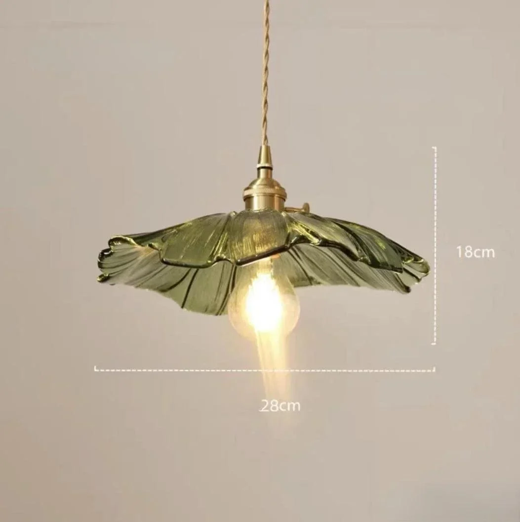 Homeko Floral Glass Pendant Light -