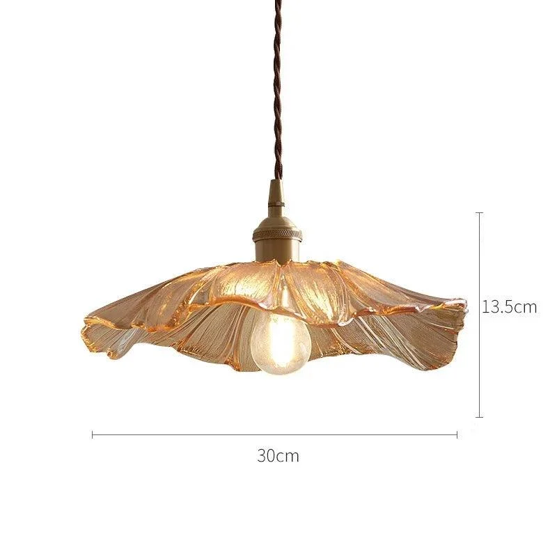 Homeko Floral Glass Pendant Light -